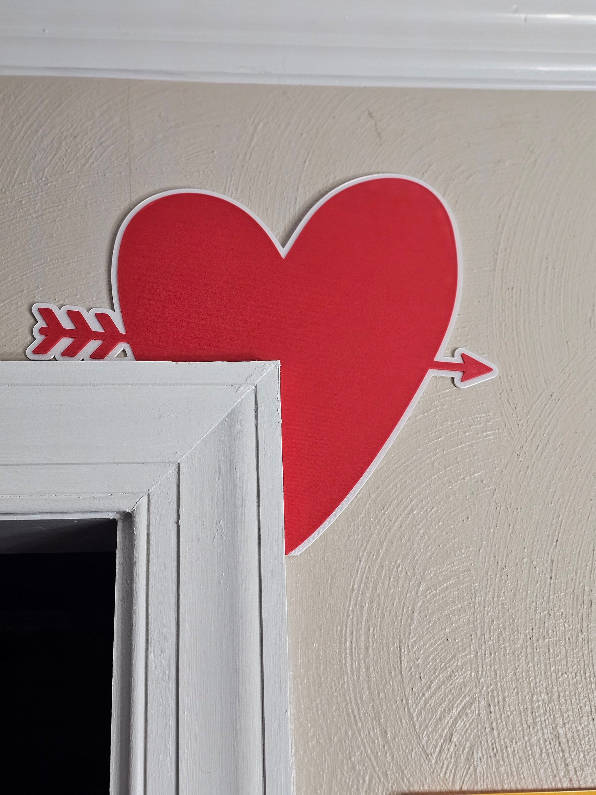 Valentines Day Door Frame Door Topper Hanger Heart