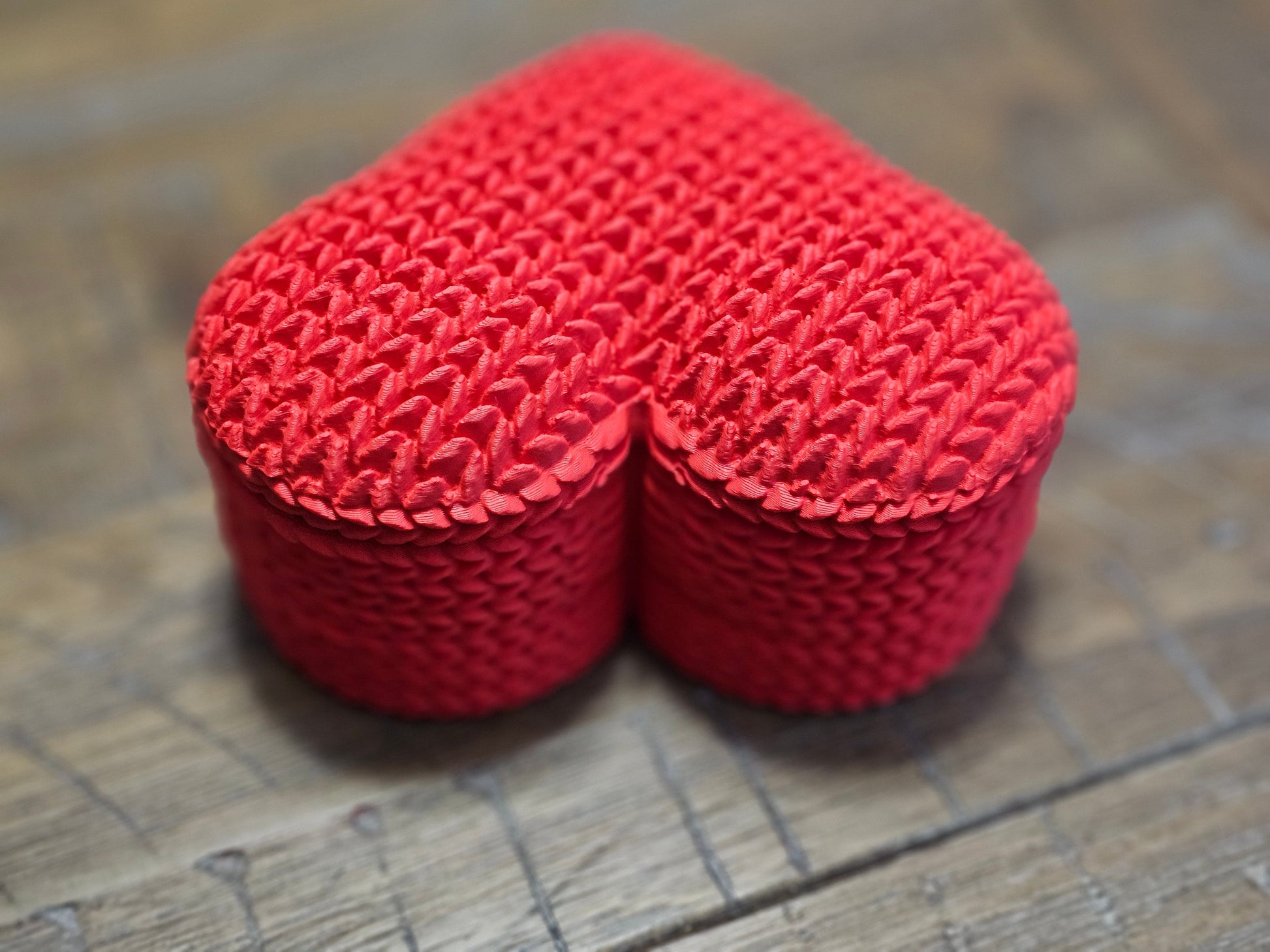 Heart Shaped Jewelry Box Crochet