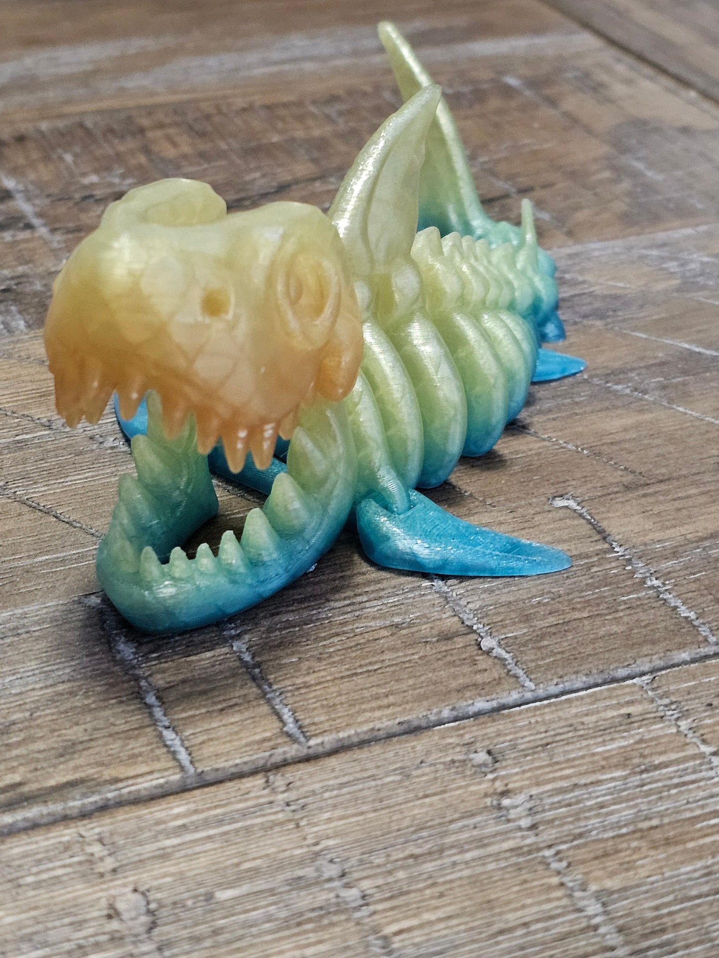 7.5" Flexi Skeleton Shark with moving mouth!