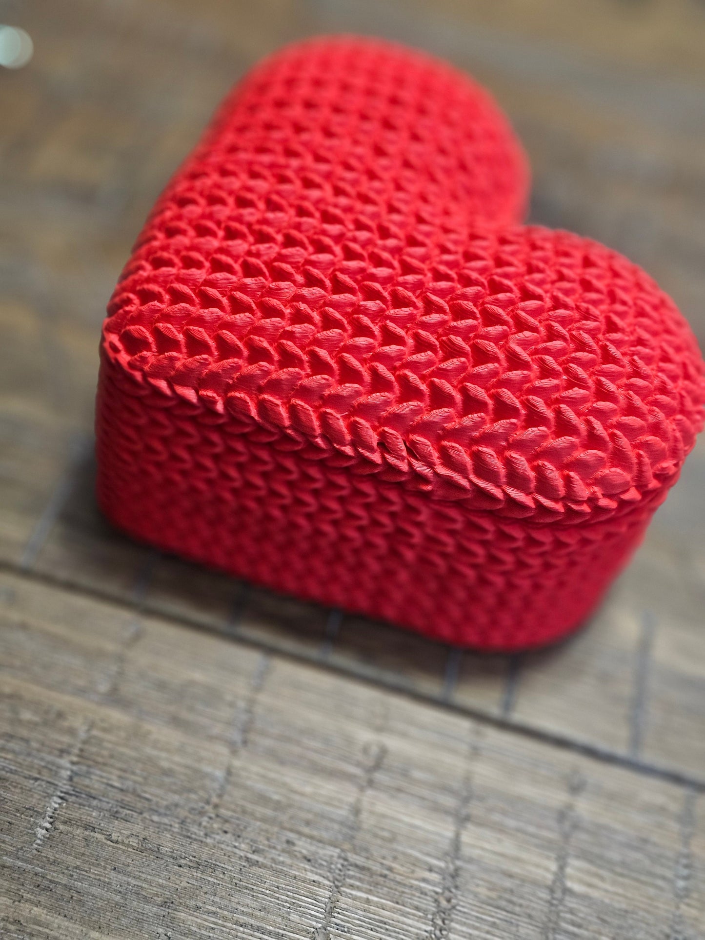 Heart Shaped Jewelry Box Crochet