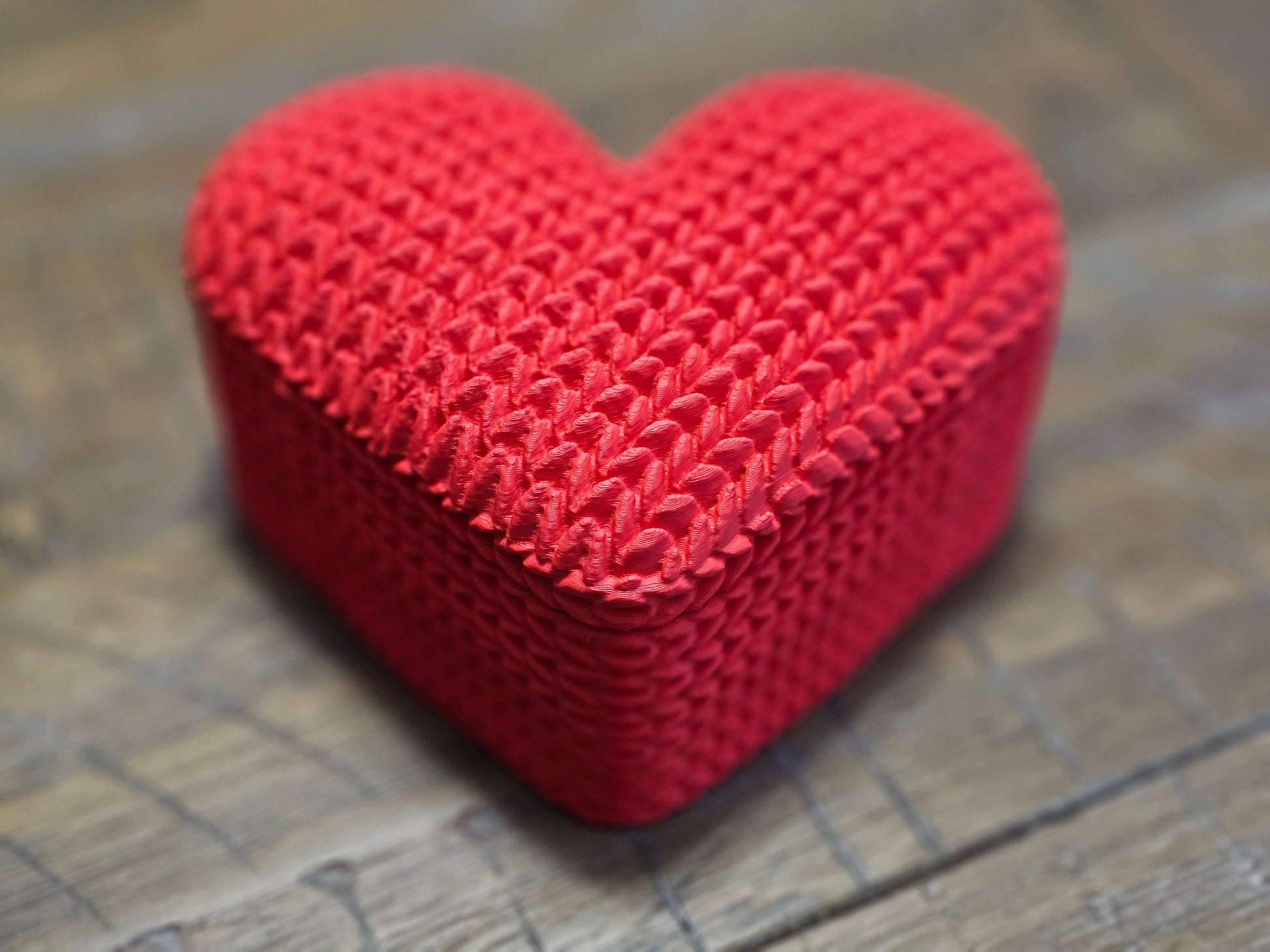 Heart Shaped Jewelry Box Crochet