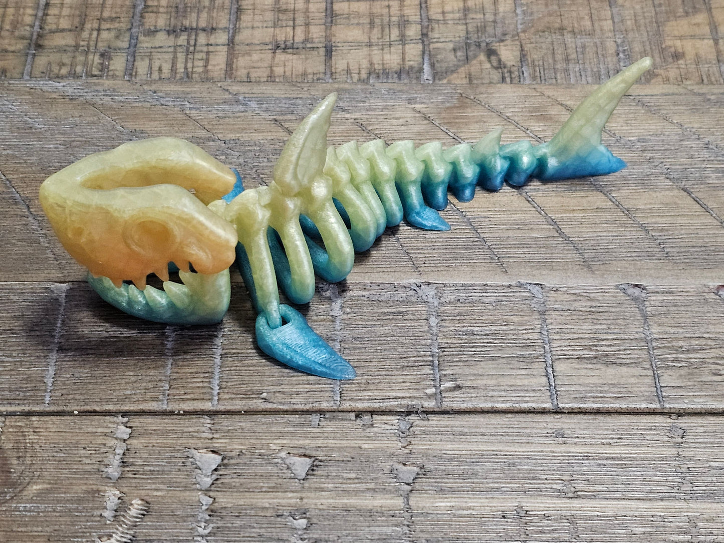 7.5" Flexi Skeleton Shark with moving mouth!