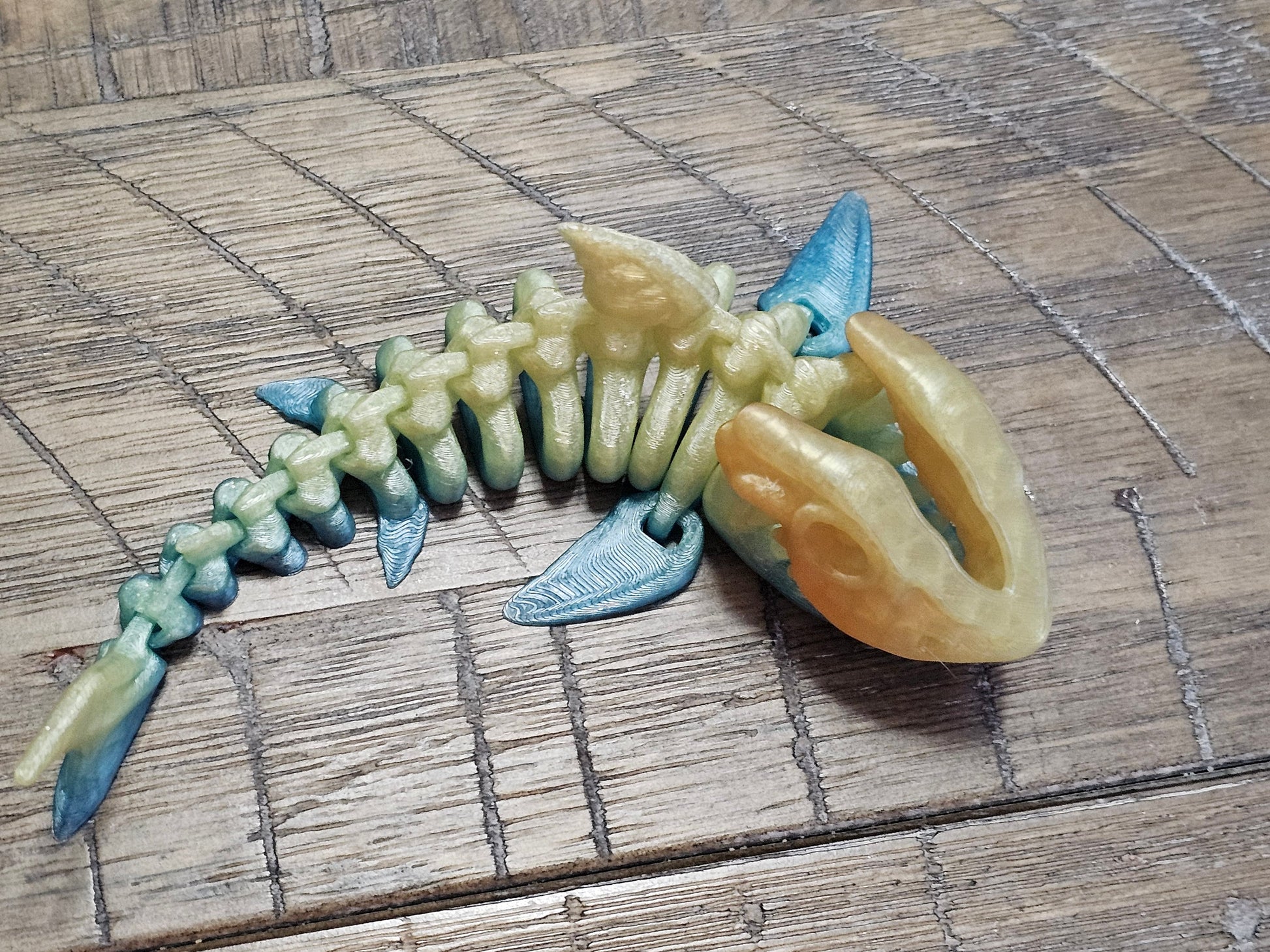 7.5" Flexi Skeleton Shark with moving mouth!