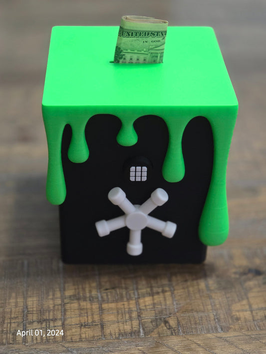 Slime Covered Coin Bank Safe