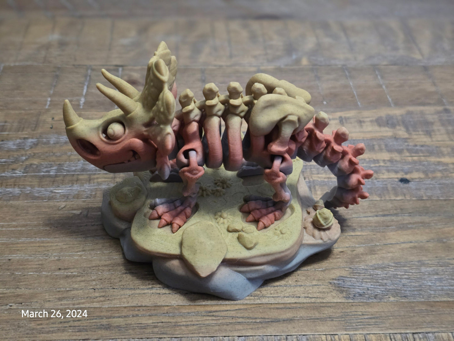 Paleontologist Dinosaur Display Fidget Toy T-Rex Stegosaurus Triceratops
