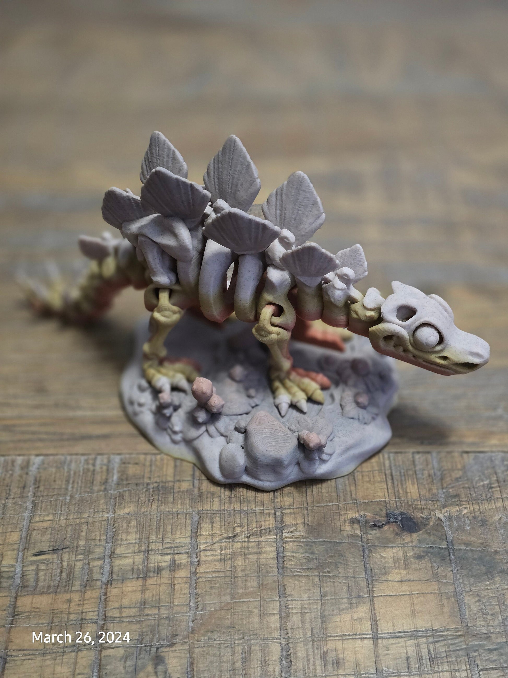 Paleontologist Dinosaur Display Fidget Toy T-Rex Stegosaurus Triceratops