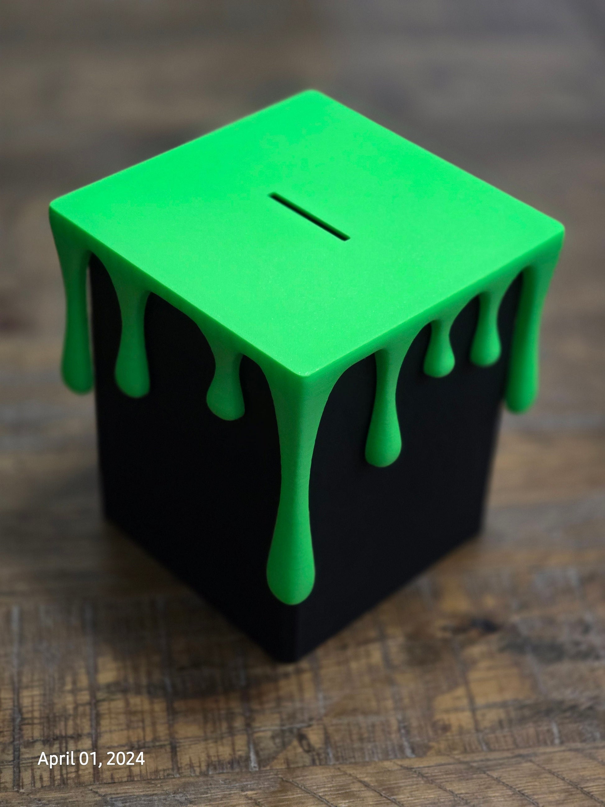 Slime Covered Coin Bank Safe