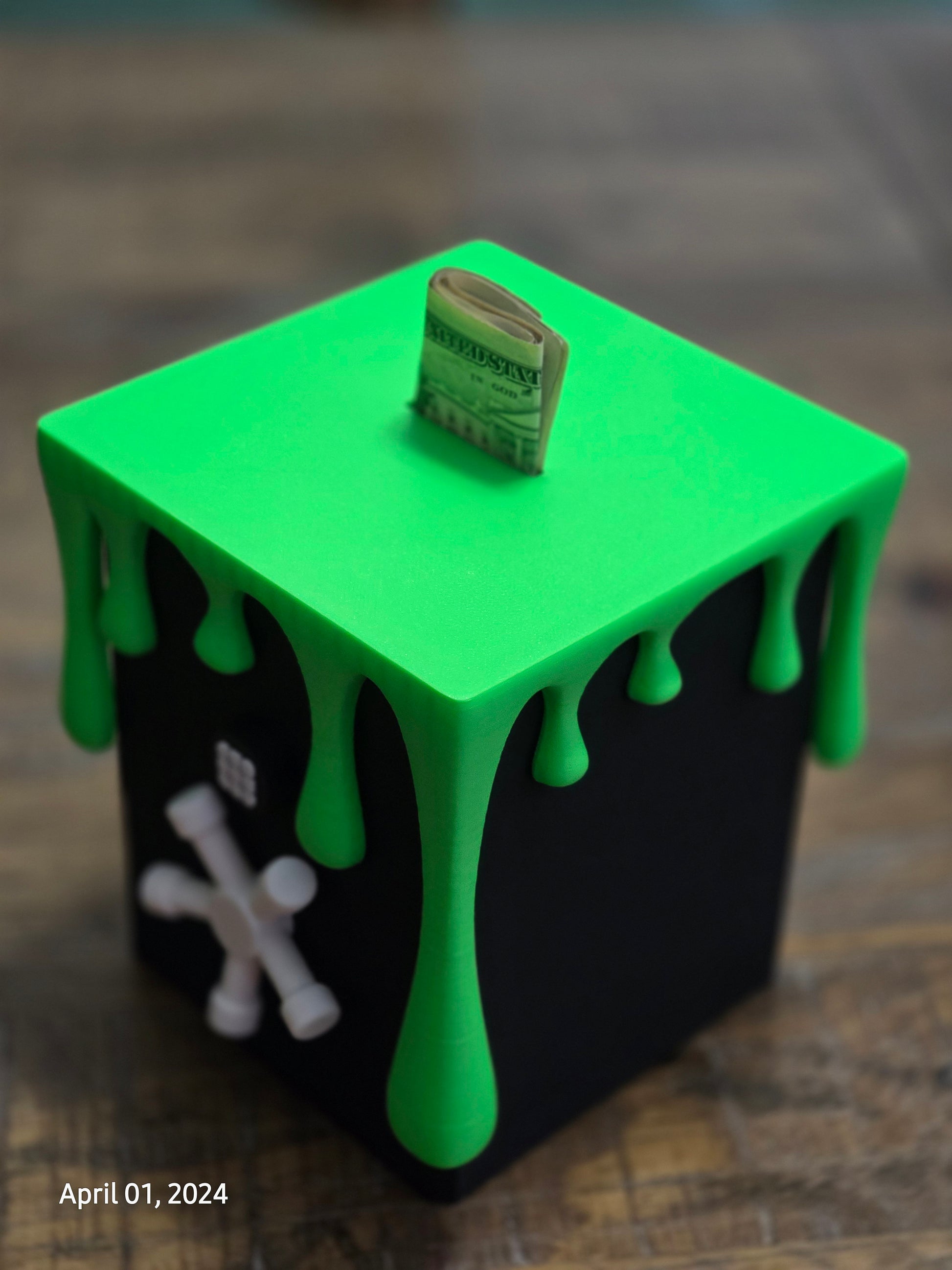 Slime Covered Coin Bank Safe