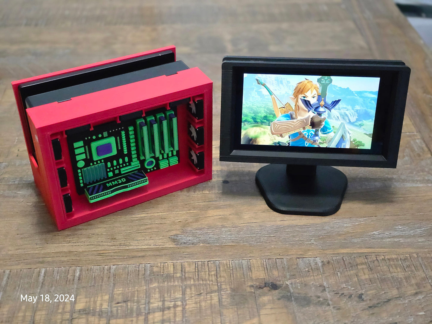 Custum PC Computer Display Nintendo Switch Docking Station.