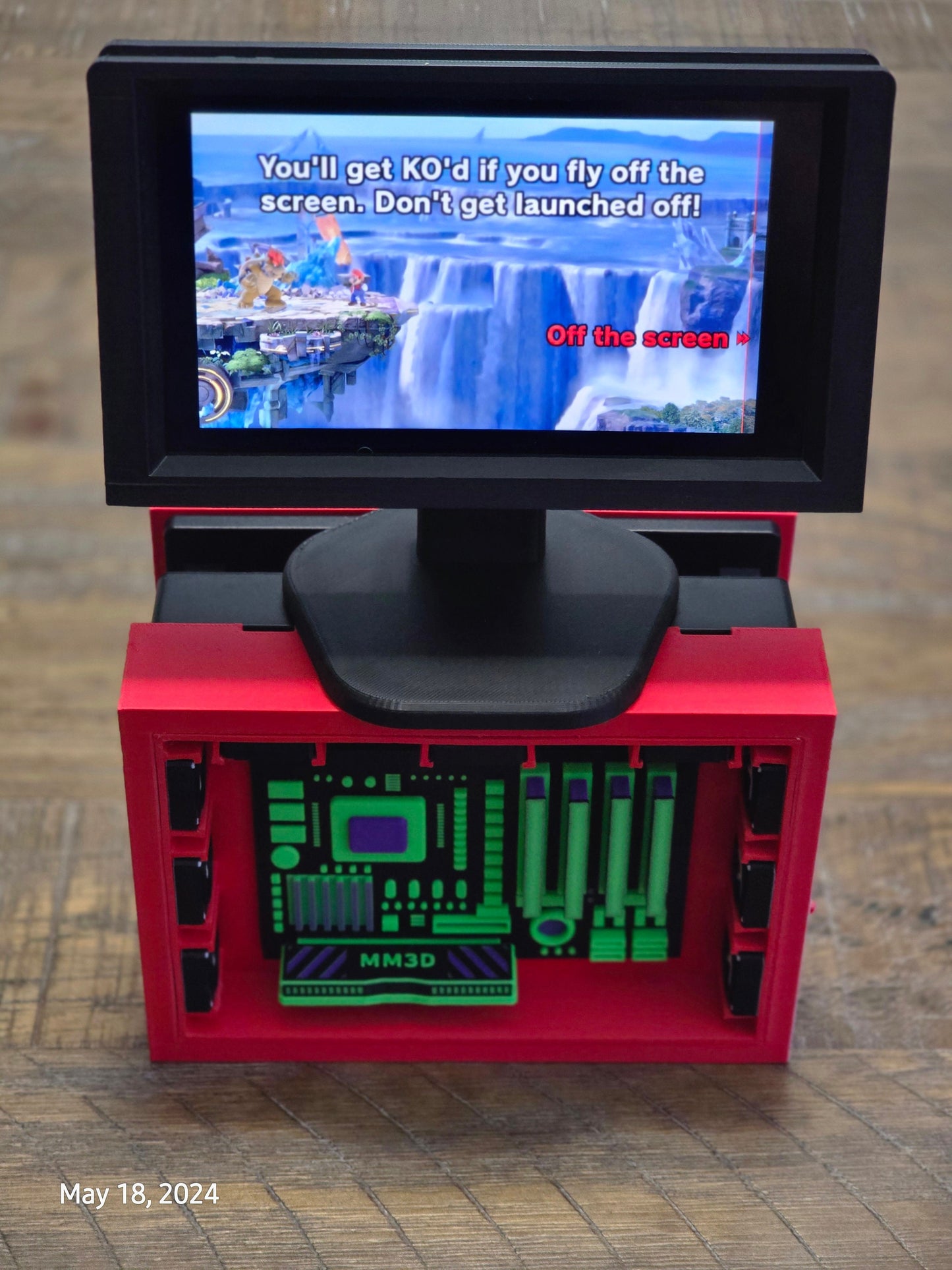 Custum PC Computer Display Nintendo Switch Docking Station.