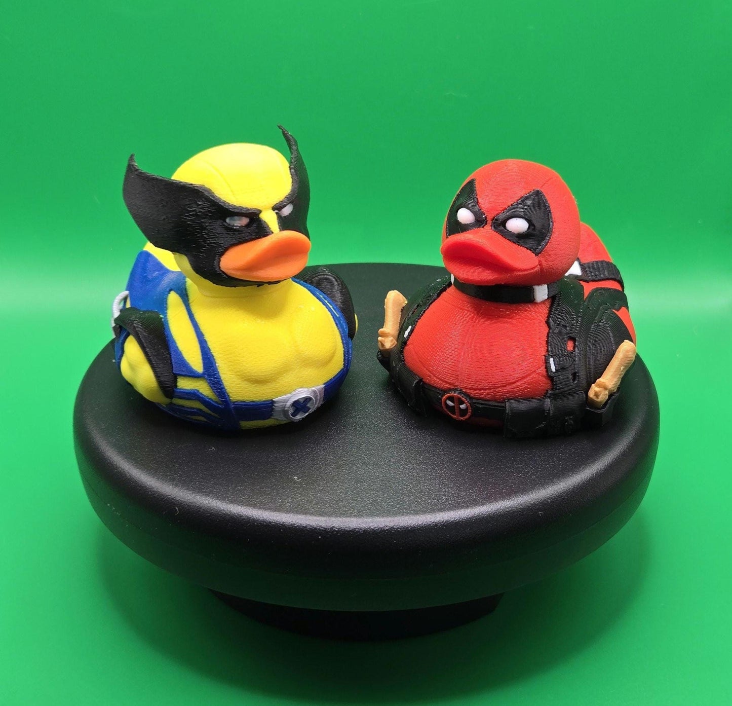Ducks Deadpool Wolverine Ironman superman wonder women Darth Vader