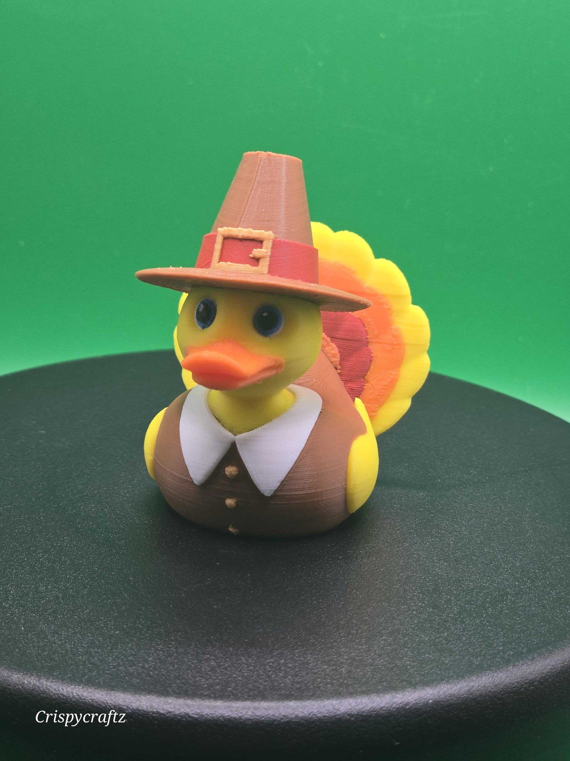 Snowman Duck Crochet and Tophat Thanksgiving Turkey Duck