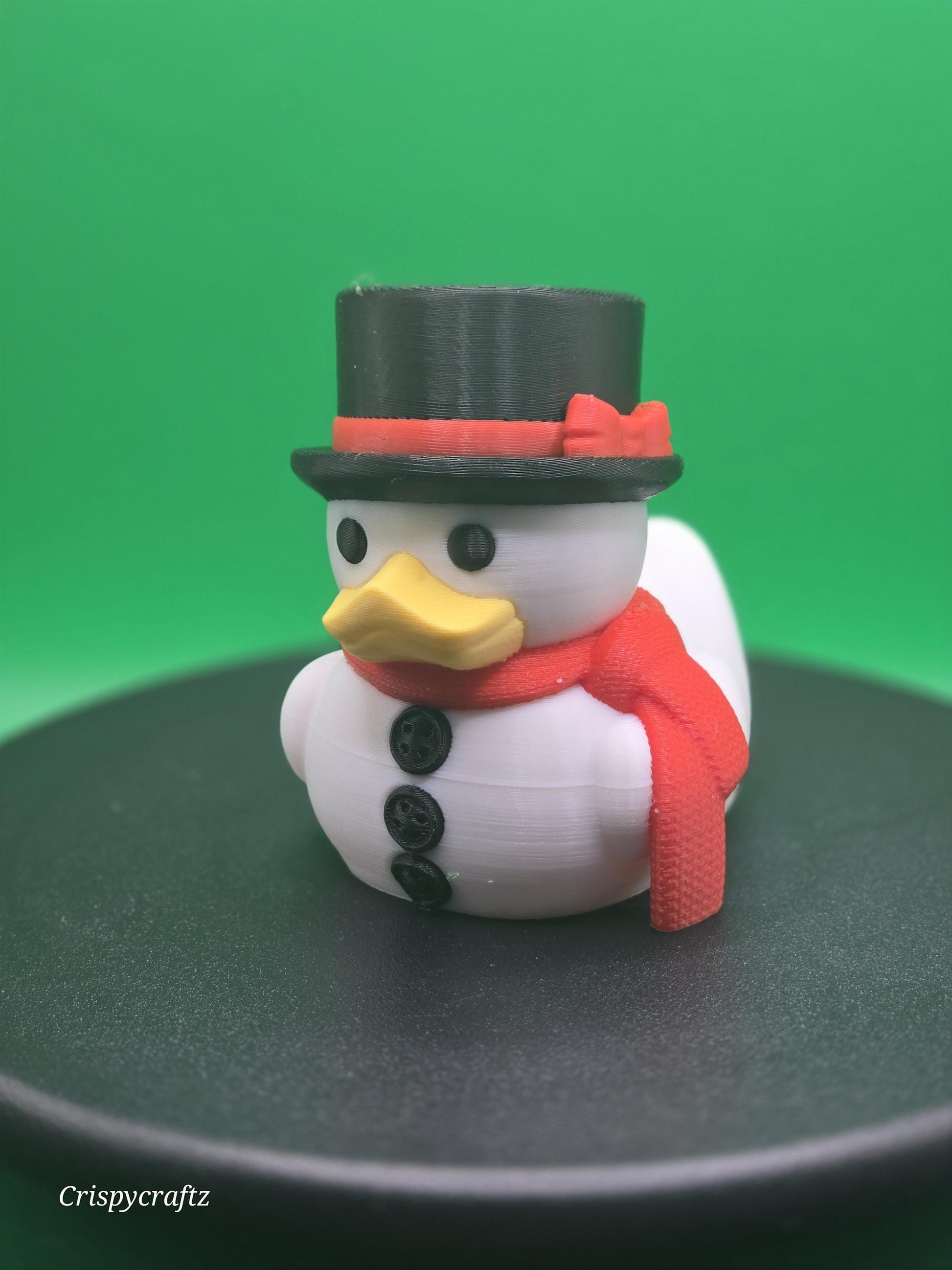 Snowman Duck Crochet and Tophat Thanksgiving Turkey Duck