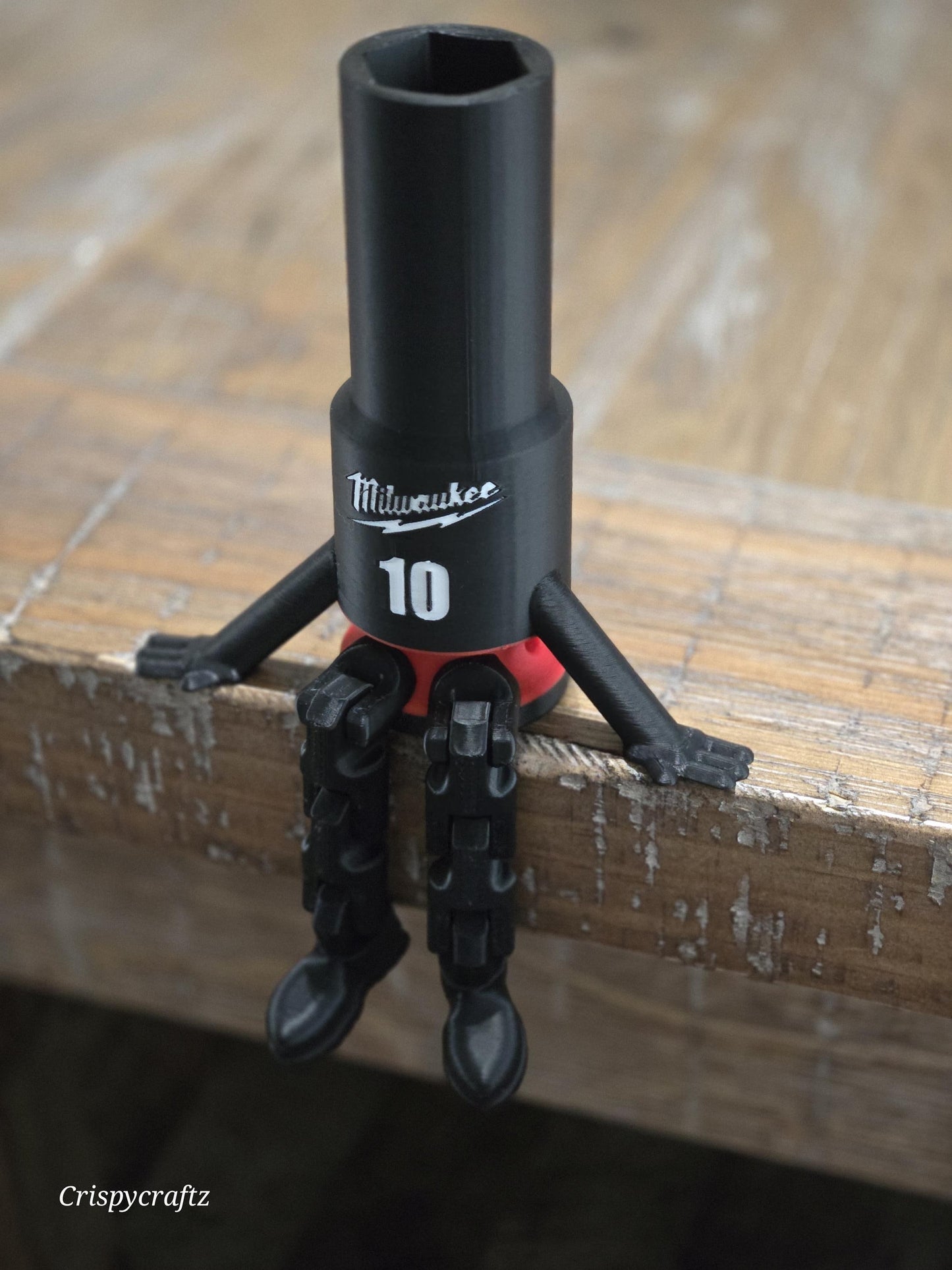 10mm Milwaukee Impact Socket Buddy with Arms & Flexi Legs