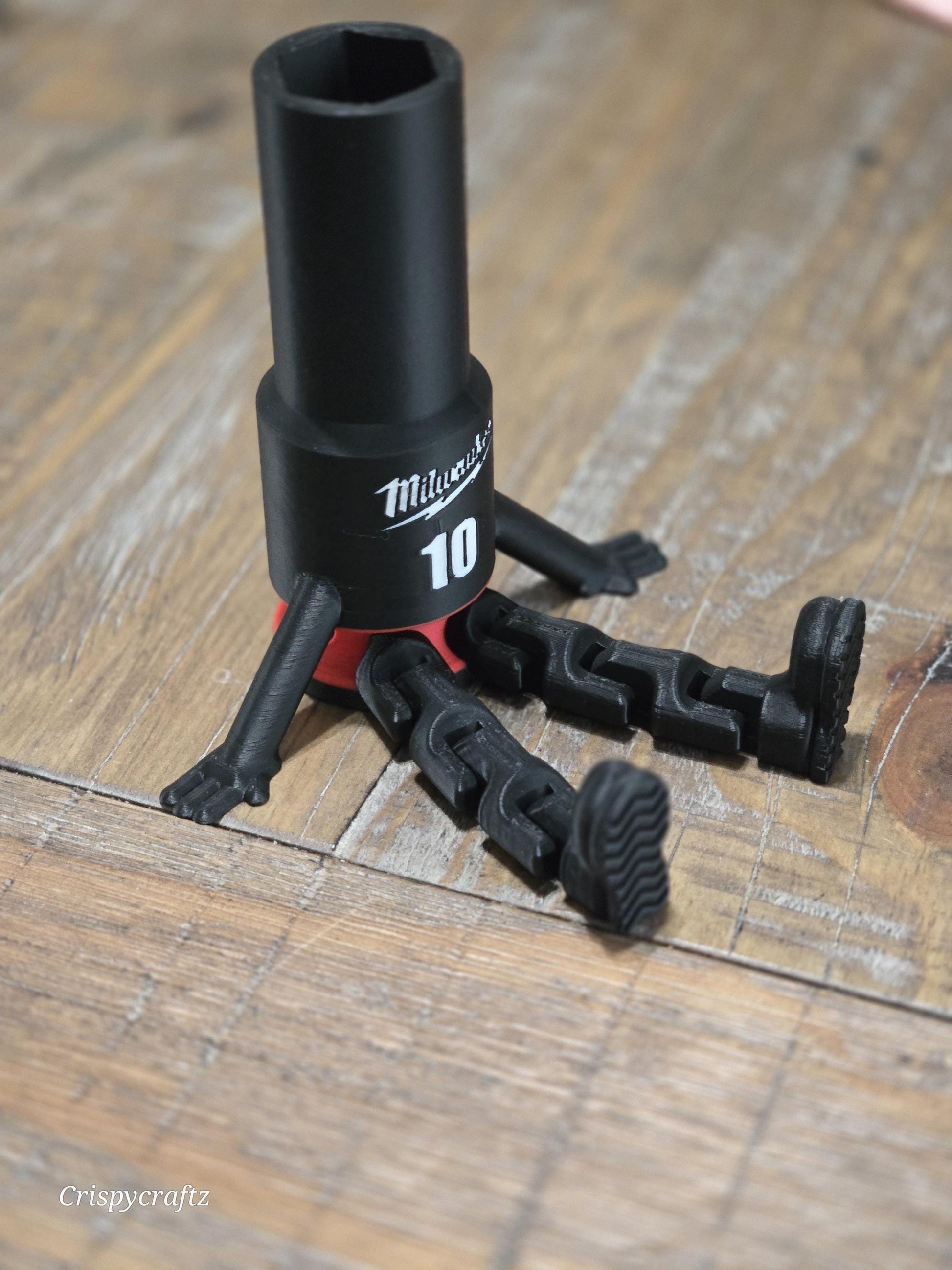 10mm Milwaukee Impact Socket Buddy with Arms & Flexi Legs