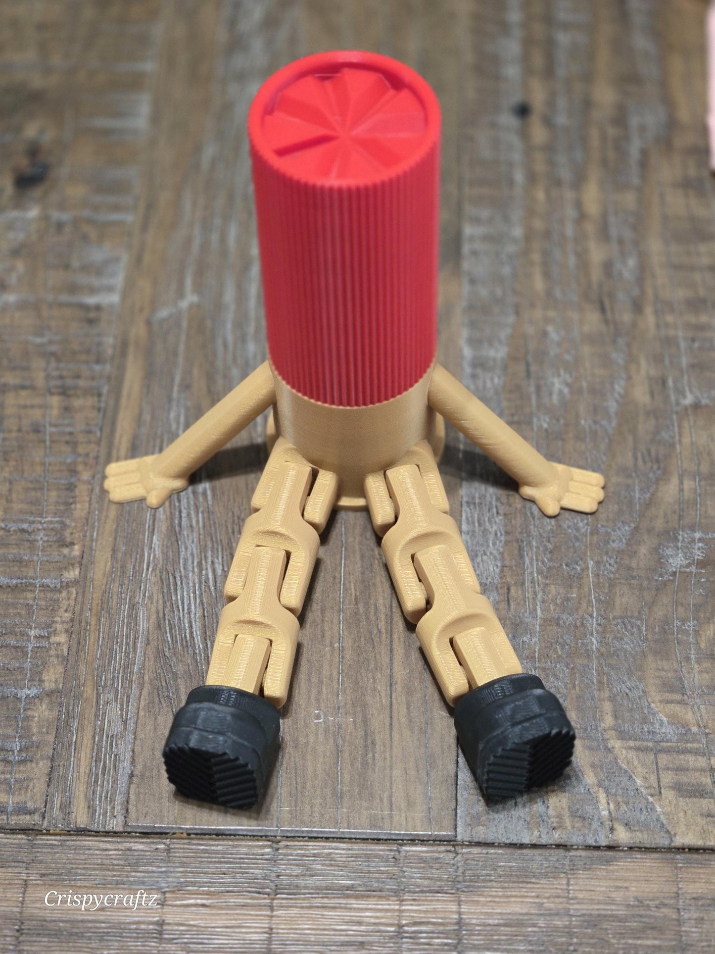 Shot Gun Shell Buddy with arms & Flexi Legs